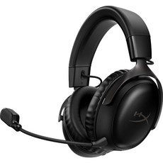 클라우드 3 무선 Cloud III Black Wireless 게이밍 헤드셋, CL007, 블랙