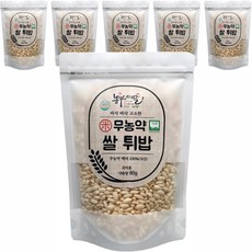 농부의딸 무농약 쌀 튀밥, 백미, 80g, 6개