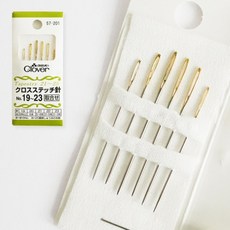 四葉草十字繡針19號+20號2p+21號+22號+23號套裝57-201, 1組