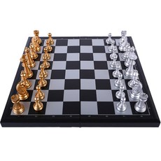 메탈 자석 휴대용 체스 세트 33cm