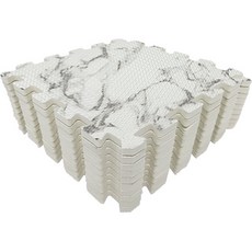 케이알펫츠 반려동물 방수 퍼즐 매트 10p, 대리석무늬