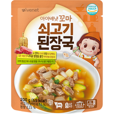 아이배냇 유아용 꼬마 쇠고기 된장국, 200g, 1개