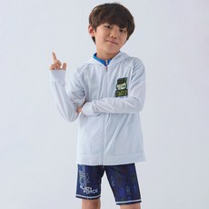 카툰네트워크 남아용 벤텐 수영복 래쉬가드 상하의 세트 BEN-H01