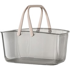 THE ZAKKA 盥洗用品收納提籃, 1個, 透明