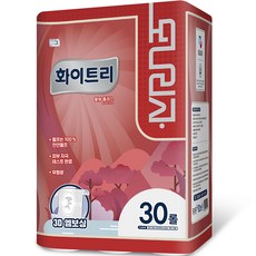 Monalisa 화이트리 블랑플러스 3겹 천연펄프 롤화장지