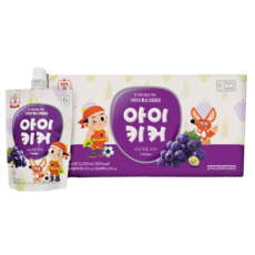 정관장 아이키커 어린이 홍삼 과즙음료 포도맛, 100ml, 10개