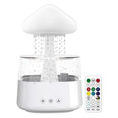 808 빗소리 무드등 간편세척 대용량 초음파 가습기, RAINHumidifier, 혼합색상