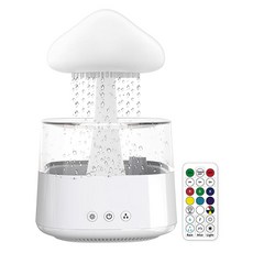 808 레인 빗소리 무드등 간편세척 대용량 초음파 가습기, RAINHumidifier