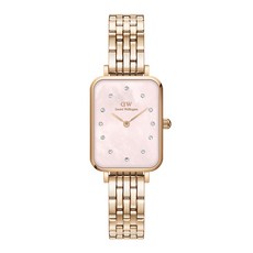 다니엘웰링턴 여성용 QUADRO LUMINE 5 LINK MELROSE 시계 20 x 26 mm