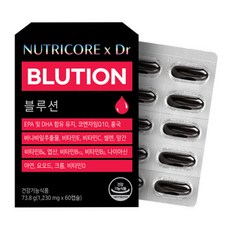 뉴트리코어 Dr 블루션 블러딕스 73.8g, 60정, 1개