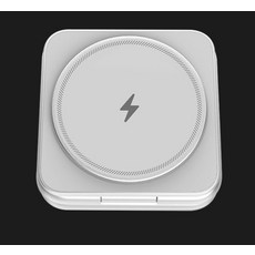 레드빈 더베러 3in1 무선충전기 P1-P-SV for Apple 맥세이프 애플워치, 실버(CP-P1-P-SV), 1개