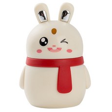 Unheb奢華兔子牙籤盒, 03白色, 1個