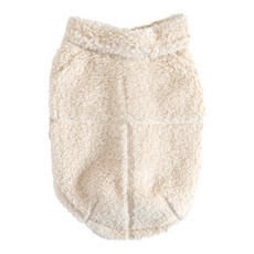 투스투스 강아지 겨울 떡볶이 코트, 아이보리