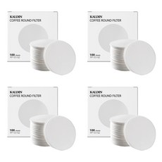 칼딘 모카포트 여과지 더치커피기구 올 라운드 포터필터 53mm, 100개입, 4개