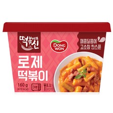 동원 떡볶이의 신 로제 컵 떡볶이, 160g, 1개