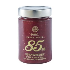 Geodi 85%天然草莓果醬，無色素、香料、防腐劑, 250g, 1罐