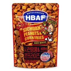 HBAF 넛츠앤스낵스 사천 땅콩 앤 콘프라이즈, 1개, 400g