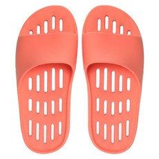 샤바스 부드러운 플랫 물빠짐 욕실화, 피치퍼즈, 1개
