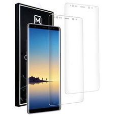 메오르 곡면 PET 풀커버 휴대폰 액정보호필름, 2매입
