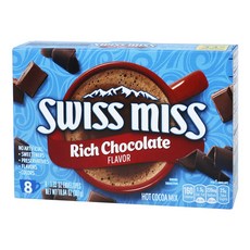 스위스미스 리치 초콜릿 코코아 프레이버 분말, 37.625g, 8개입, 1개