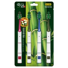 죽염 초극세모 잇몸전문 칫솔, 4개입, 1개