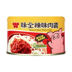 味全 辣味肉醬, 無添加防腐劑, 台灣原產, 150克*3入, 150g, 3罐