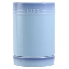 블럭마트 주방 도자기 세라믹 무지개 수저통, 블루, 1개 블루, 1개