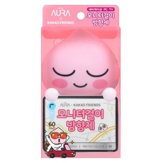 모니터방향제  AURA 카카오프렌즈 모니터걸이 방향제 어피치 윌유메리미향 4.5ml 1개 기타향 