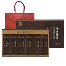 고려인삼유통 6년근 고려홍삼정 골드 2개입 + 쇼핑백, 2개, 250g 홍삼/인삼 한삼인 홍삼진 굿데이스틱 60p + 쇼핑백, 600ml, 1개