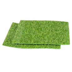 코히모 조경 모형재료 미니어처 인조 잔디 바닥 매트 30 x 30 cm 4W014, 2개, 단품세트, 그린