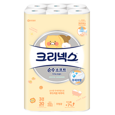 크리넥스 3겹 천연...