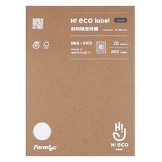Formtec High ECO條碼用標籤紙 HEQ-3102, 40格, 20個