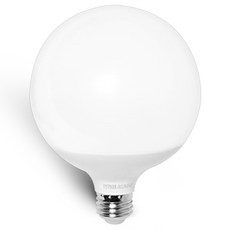 번개표 원하 LED 램프 볼전구 화이트 숏타입 12W, 주광색, 1개