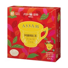 天仁茗茶 阿薩姆紅茶 100入, 熟果香味濃郁, 冷熱飲皆可, 經典茶香風味, 2g, 100包, 1盒