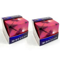 아이끌레 3D 자석 우주큐브 2p, 레드, 2개