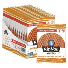 RipVan Stroopwafel 荷蘭焦糖與香草, 33g, 12包