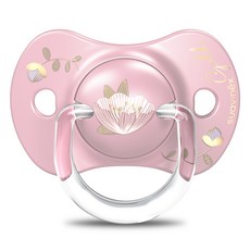 스와비넥스 골드 프리미엄 일자형 쪽쪽이, 2단계 (6개월이상), 골드 핑크, 1개