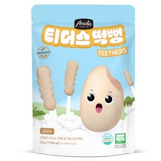 아넬라 유기농 티더스 떡뻥 순수백미, 백미맛, 30g, 1개