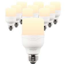 Vitson Wonha T 燈泡 LED 洛克人燈泡 白色 10W YTT55Z1-102630, 黃光色, 10個