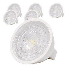 鹵素燈泡 LED 燈 5W MR16, 6個, 黃光色