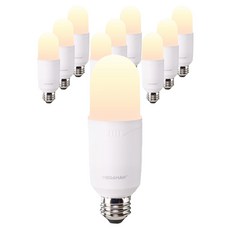 MEGAMAN BitsOn Wonha P 燈泡 2 級 LED 燈泡 白色 12W, 黃光色, 10個