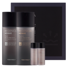 TONYMOLY Regencia Homme 男士護膚水乳4件組 Set，改善皮膚彈性，清爽柑橘氣息, 1組