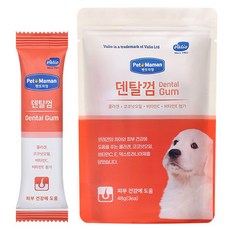 펫또마망 강아지 피부 케어 덴탈껌 3P, 혼합맛, 48g, 1개 - 펫또마망