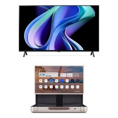 LG전자 4K UHD OLED TV + 스탠바이미 GO 세트, 138cm(TV), 68cm(스탠바이미 GO), OLED55A3ESG, 스탠드형, 방문설치
