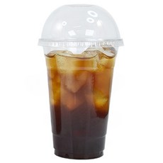 대성산업 PET 투명컵 + 돔리드 98mm 세트, 720ml, 1개입, 1개
