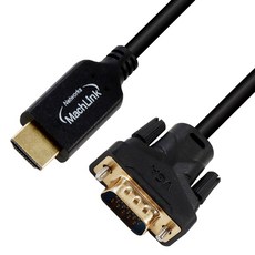 마하링크 HDMI to RGB VGA 케이블 CP-1629, 1개, 1.8m - 다이소vga