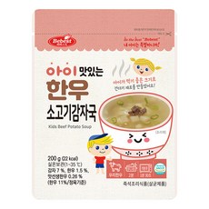 베베스트 아이 맛있는 한우 소고기 감자국, 200g, 1개 - [아이국]닭고기감자국