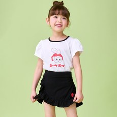 베베쥬 여아용 러블리버니 상하복 세트