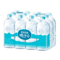 백산수 무라벨 생수, 12개, 통영