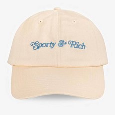 스포티앤리치 로고 자수 볼캡 AC931MK